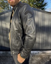 Diesel men leather jacket - diesel,