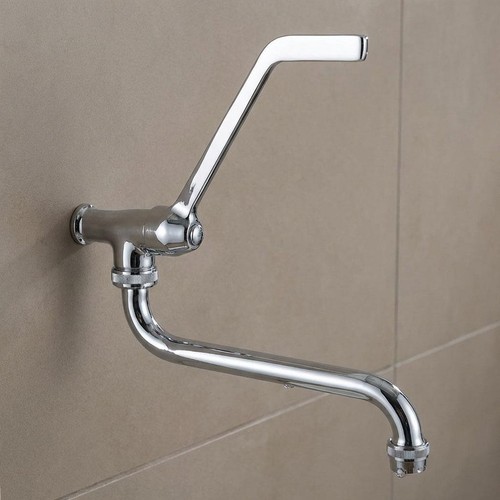 Long lever chrome - chrome, wall