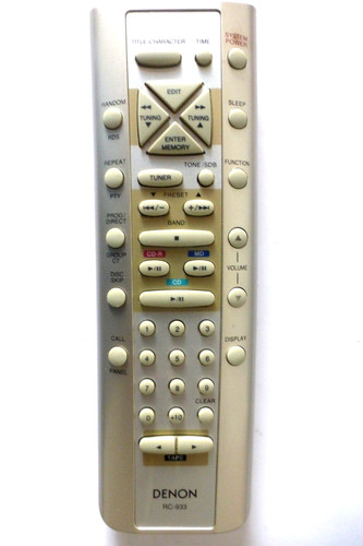 Denon mini disc - denon, remote