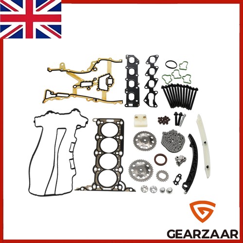 Head gasket timing chain kit - gasket,