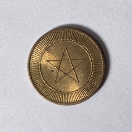 Pentagram star amusement brass - pentagram,