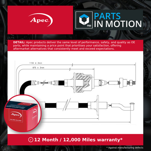 Clutch cable fits vauxhall - clutch,