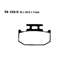 PAIR OF EBC PADS FA152/2TT