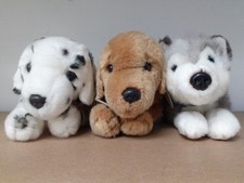 Keel Toys Plush Toy Dog bundle x3 Monty Storm Jasper Original With Tags  10”