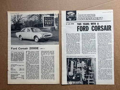 Ford corsair 2000e - 2000e, autocar