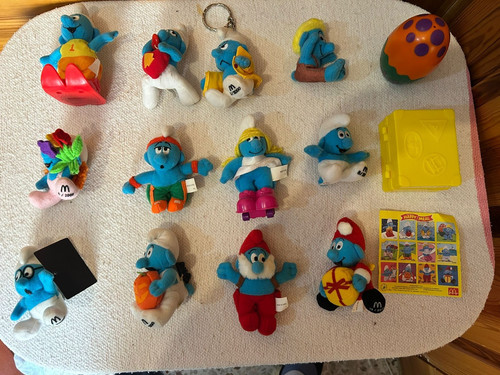Rare mcdonald smurfs - smurfs, months