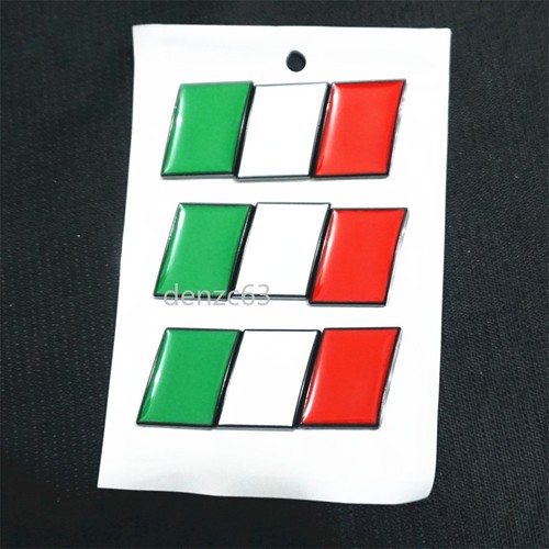 Matte black italy flag - matte,