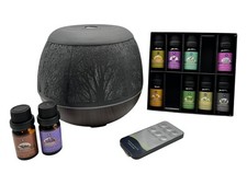 Oil Diffusers 400ML + 10 Essential Oils Set Free with Remote Control 4 Timer