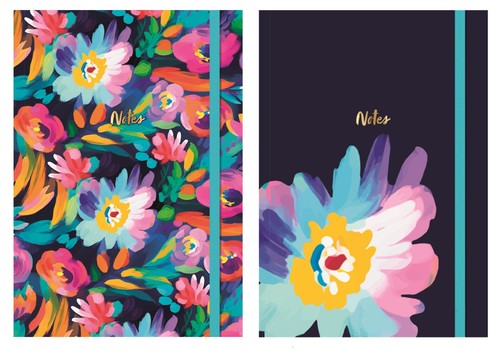 Notebook floral design - notebook,