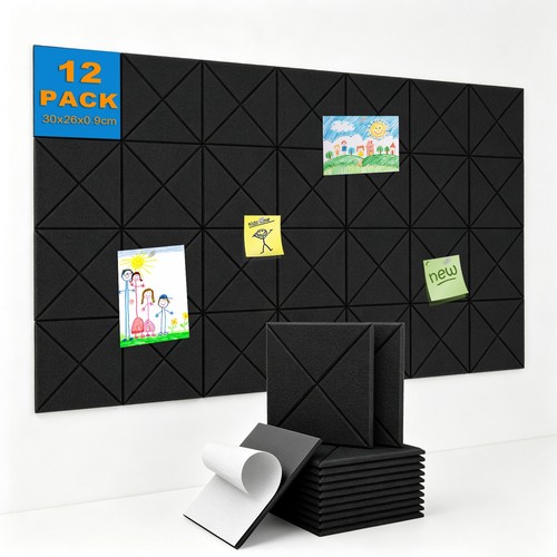 12pcs acoustic wall panel - 12pcs,