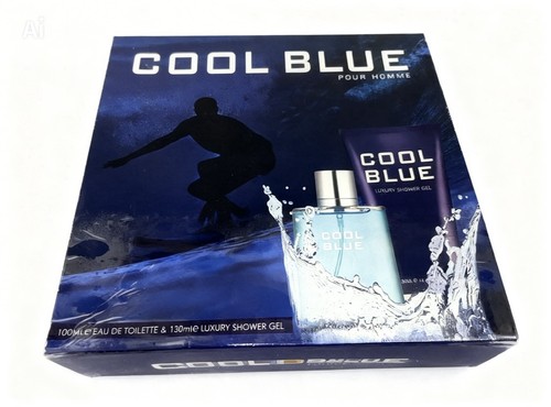 Cool blue 2pc mens gift - blue,