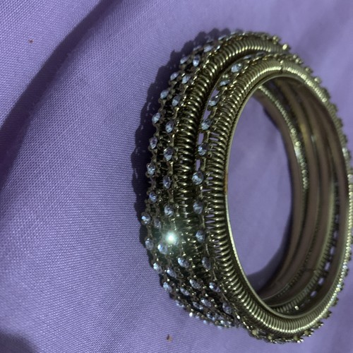 Gold thick bangles asian - thick,