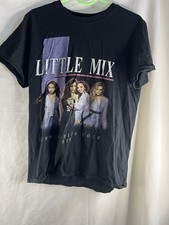Little Mix T Shirt Womens Size S Small Black Concert Tour Top