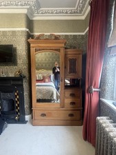 1910s Over Carved Satin Walnut