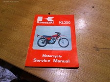 1980 KAWASAKI KL250 SERVICE MANUAL BOOK