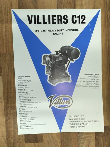 Villiers c12 double sided