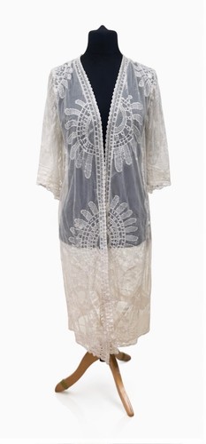 Vintage lace kimono beach - vintage,