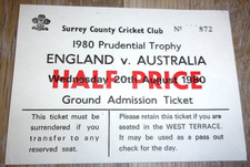 England vs Australia 1980