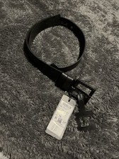 G Star Raw Thick Black Leather Belt Women Size 75 Small  Excellent Condition