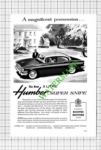 Humber super snipe - humber,