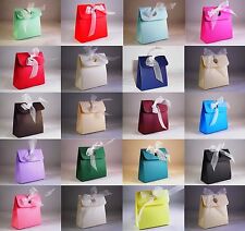 Box Bag Wedding Favour Boxes - Choose Colour - Choose QTY - SC12. 10, 50, 100
