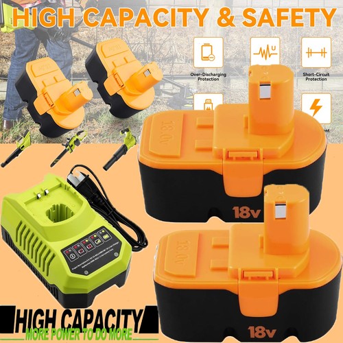 2pack for ryobi 18v 6ah - ryobi, 18