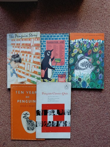 Vintage penguin catalogues - 5,