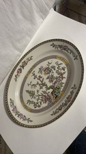 Washington Indian Tree 14"x 11”Oval Meat Serving Charger/Platter