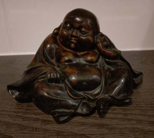 Relaxed buddha figure with - buddha,
