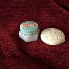 Vintage, Cute Cuiticle Cream , Avon Solid Perfume, Film, Props , Dressing Table