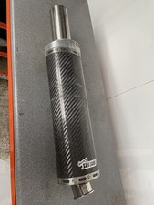 HARRIS RACING Carbon/Aluminium Exhaust End Can Silencer Race Track Day Bike