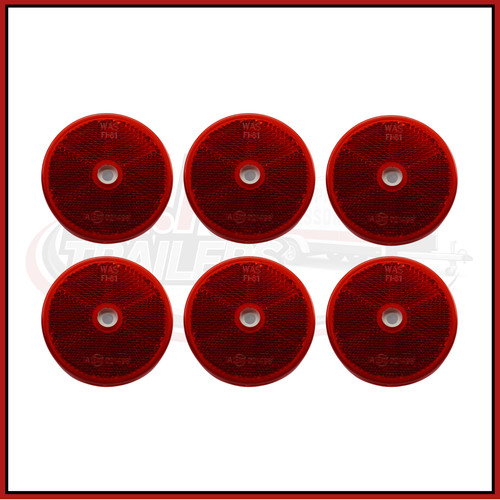 Red 60mm viz - 60mm, reflectors