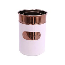 Utensils Holder White Copper