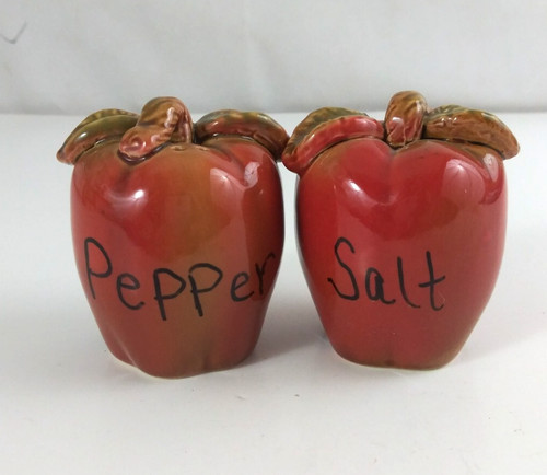 Shiny red apples salt - shiny,