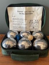 VINTAGE Proteam Boules Set Of