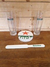 2 x Heineken Glasses, 15 x