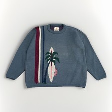 American Indians Vintage 90s Surf Ski Snow Knitted Wool Knit Jumper Sweater L