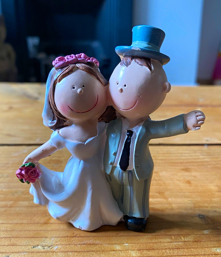 Wedding cake topper - wedding, bride
