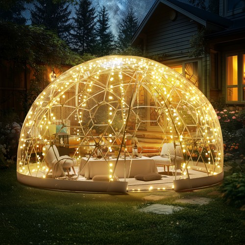 Vevor 12ft dome bubble tent - dome,