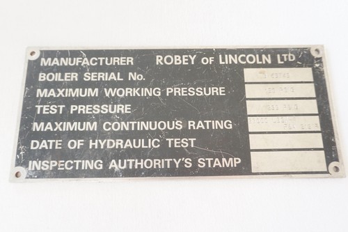 Robey lincoln railway - of,