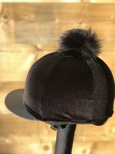 Horse riding hat cover velvet - riding,