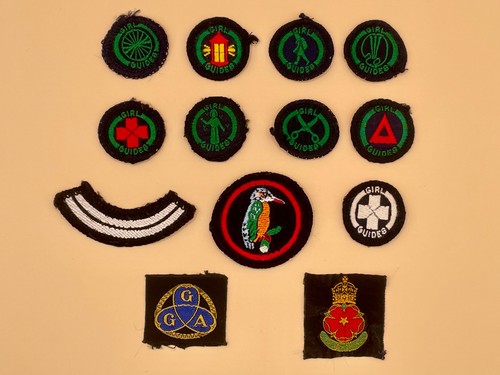 Girlguiding cloth badges - badges,