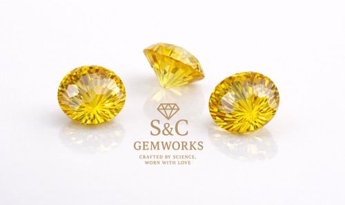 Golden yellow firework cut - yellow,
