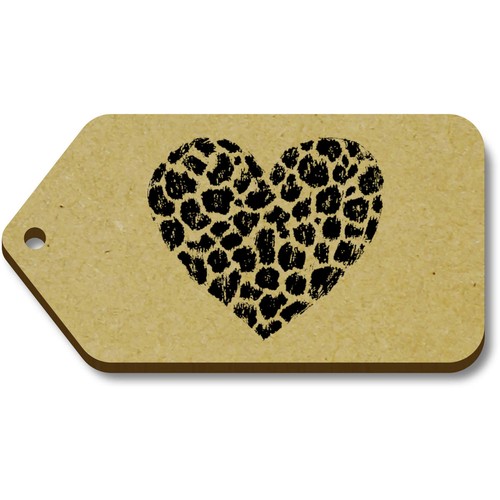 Leopard print heart gift - 'leopard, /