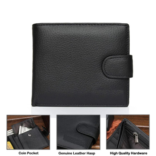Mens rfid blocking genuine - rfid,