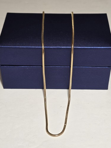 14k yellow gold snake chain - yellow,