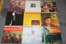 9 X Job Lot Bundle of CLIFF RICHARD Music 12' Vinyl LP Records - S44