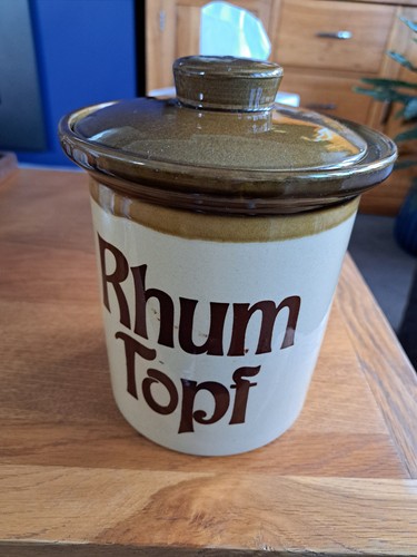 Vintage rumtopf jar - vintage,
