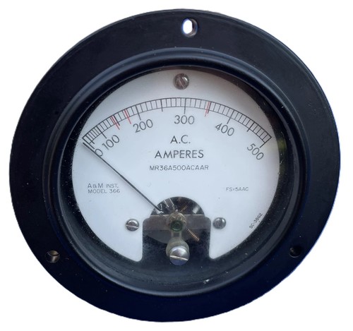 Vintage military ammeter - vintage,