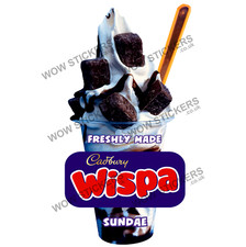 Ice cream van sticker Wispa